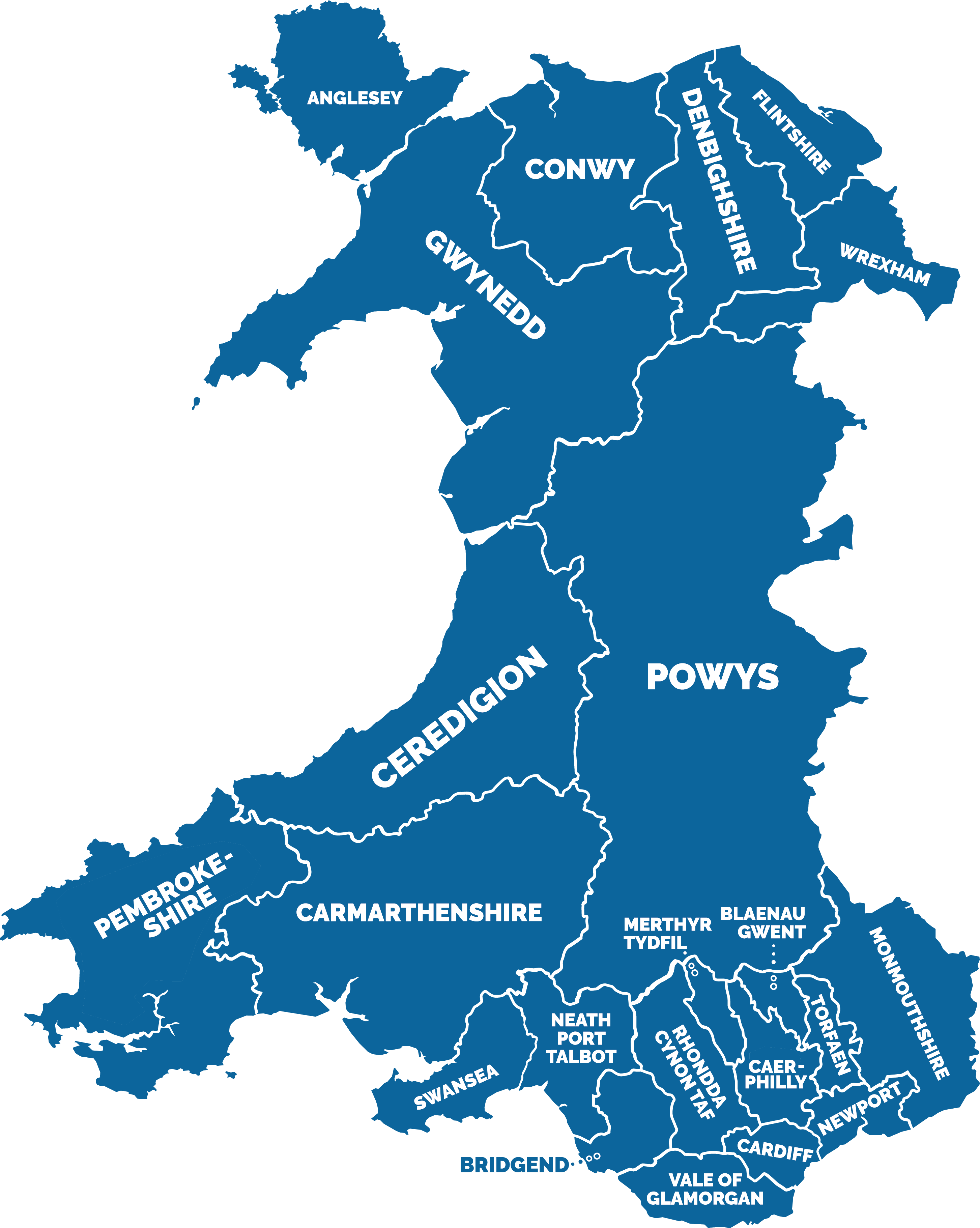 Wales Map - Home for Good - English